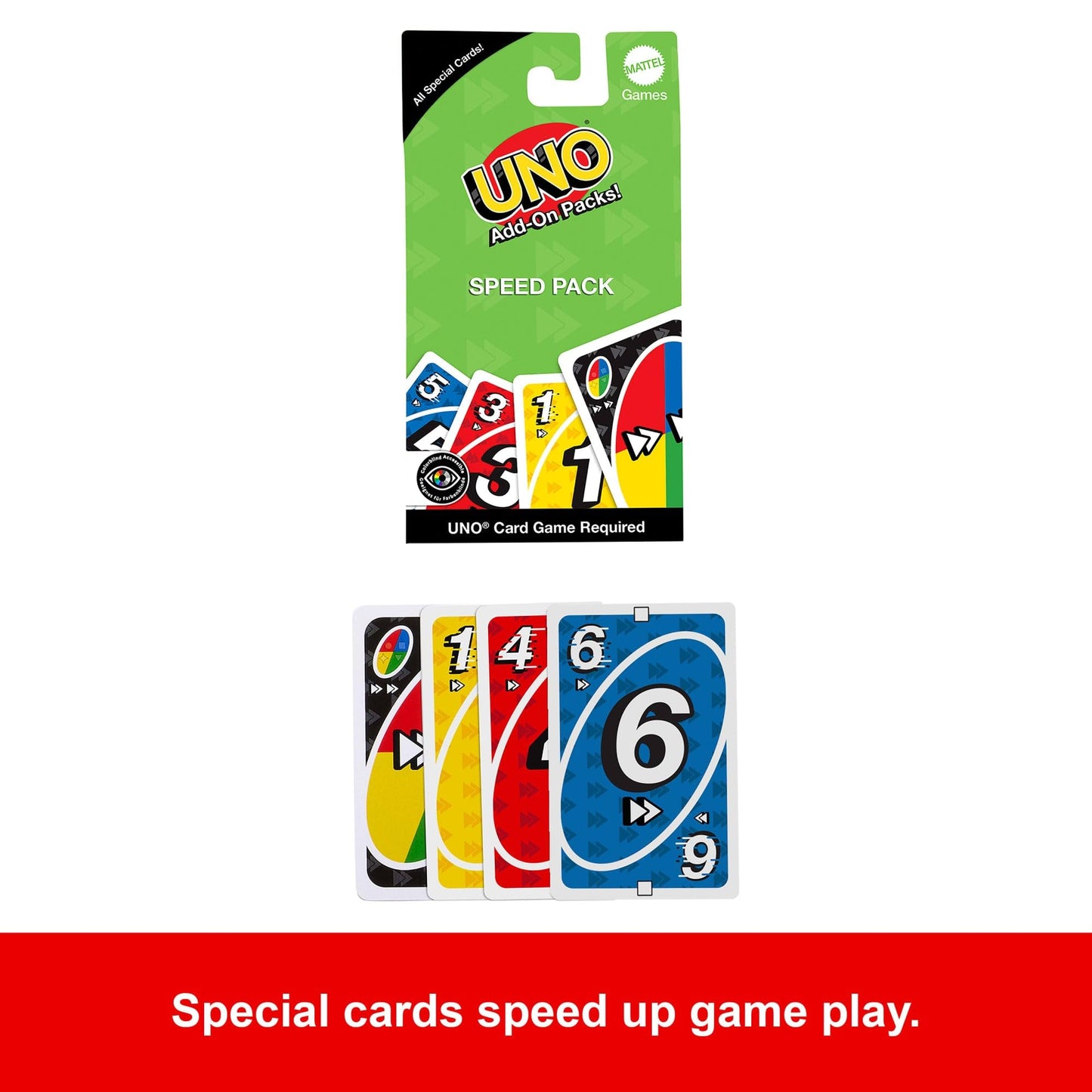 UNO Speed Pack Add-On Cards – Faster UNO Play for Family Nights & Travel