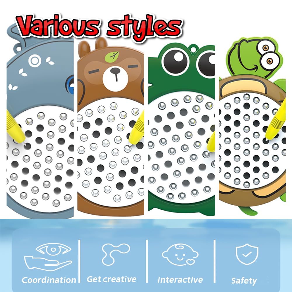 Unremittingly 1PCSTurtle Magnetic Drawing Board – Mess-Free Travel Toy for Kids