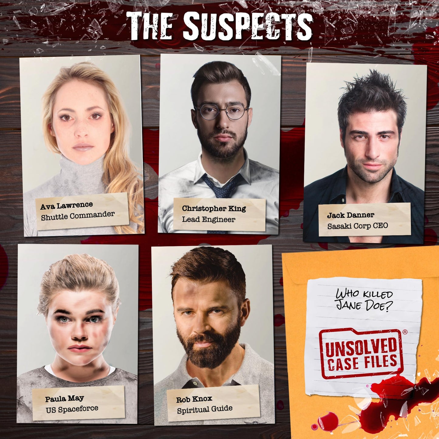 Unsolved Case Files: Doe, Jane – Cold Case Murder Mystery Game