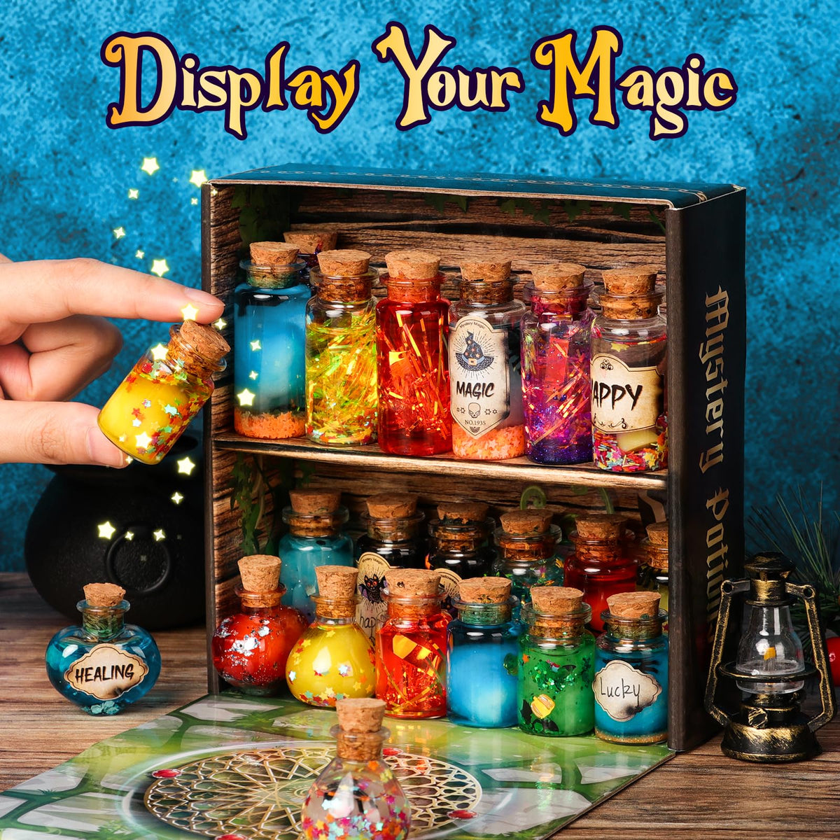 UOMTFAI Mystery Potion Craft Kit for Kids - 20 Magic Potions & Creative Accessories