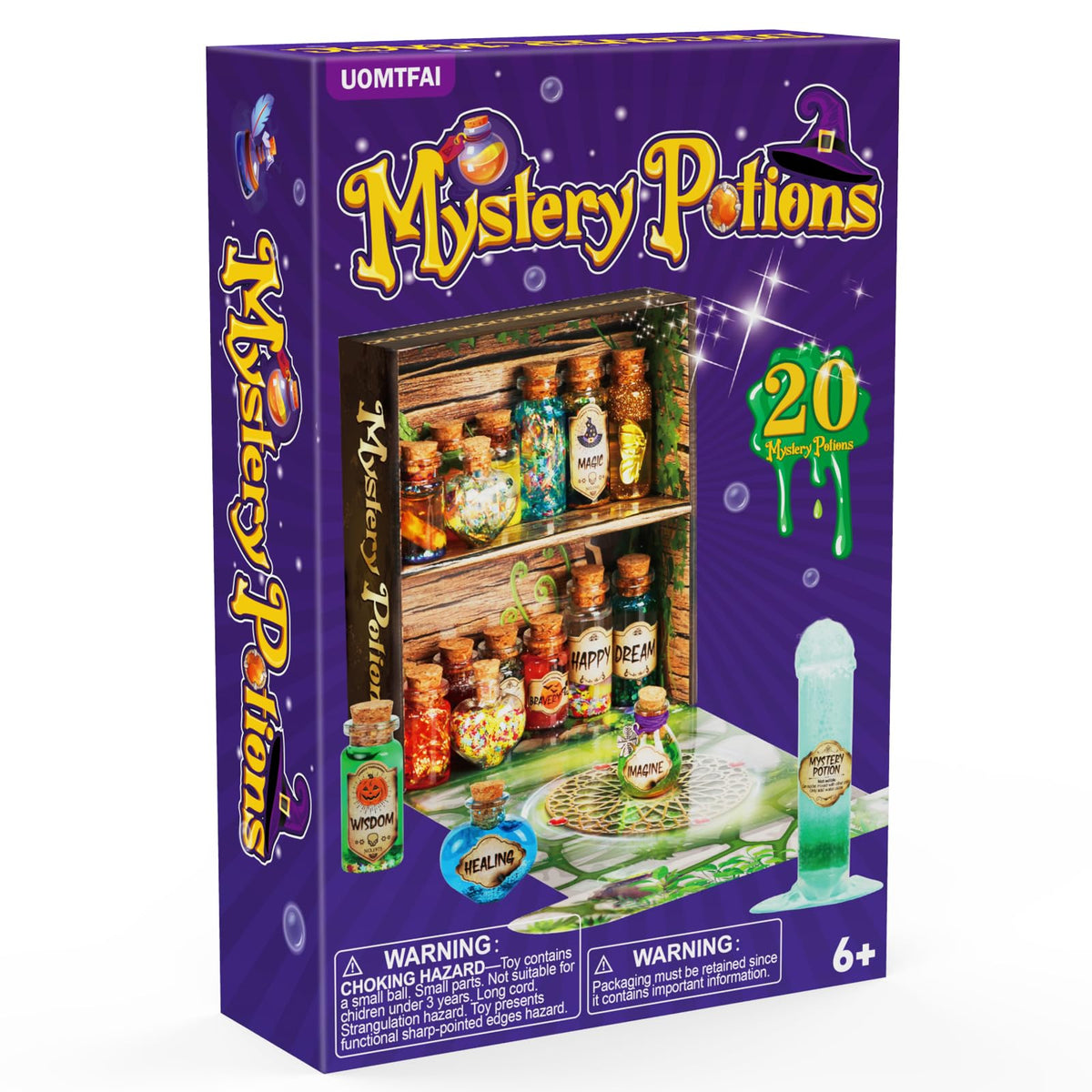 UOMTFAI Mystery Potion Craft Kit for Kids - 20 Magic Potions & Creative Accessories