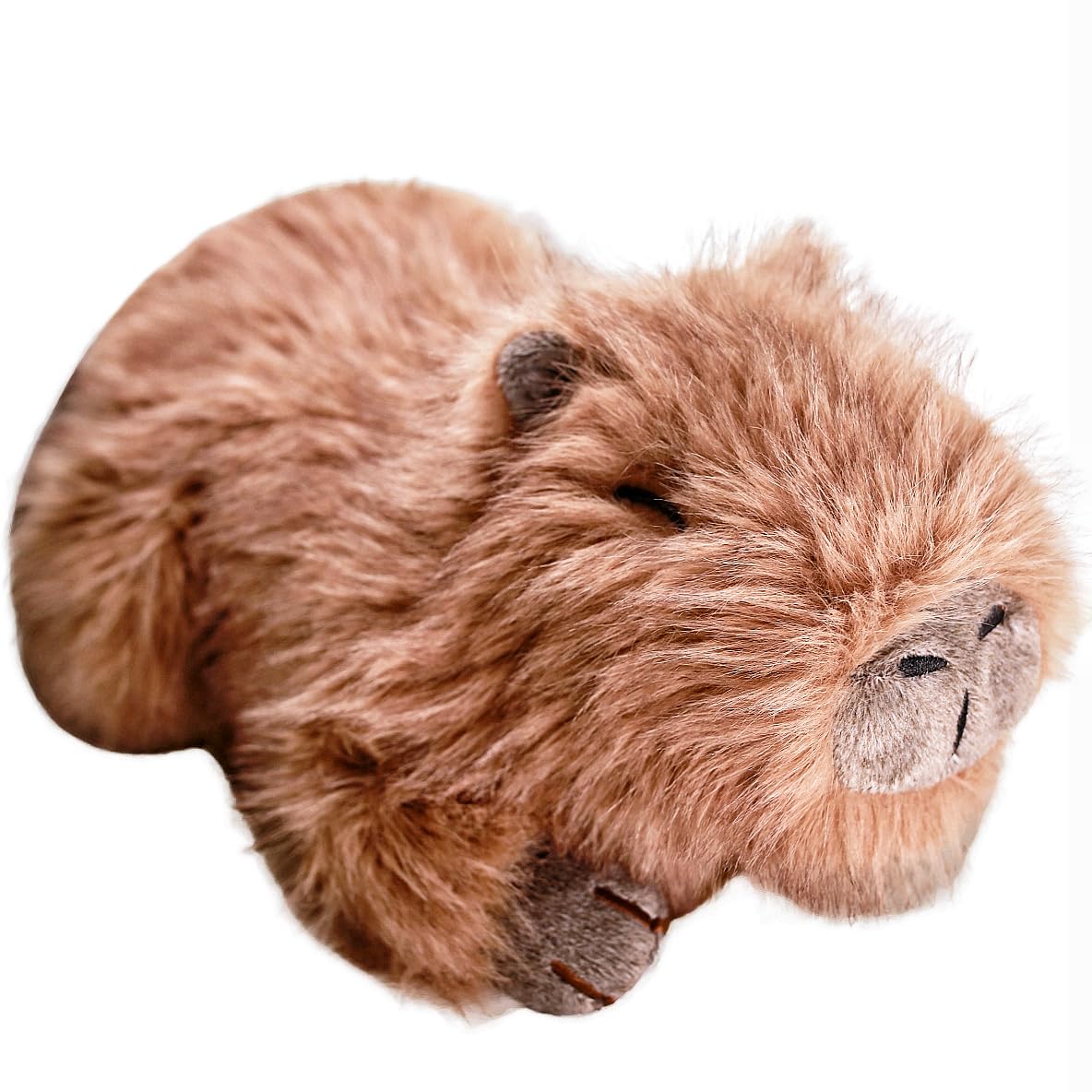uoozii 20-inch Capybara Weighted Plush - 4 lb Microwavable with Removable Pouch