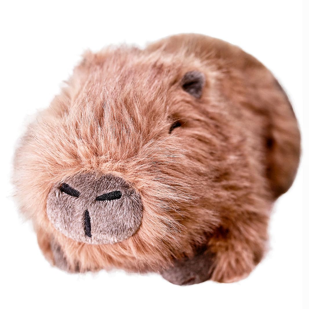 uoozii 20-inch Capybara Weighted Plush - 4 lb Microwavable with Removable Pouch