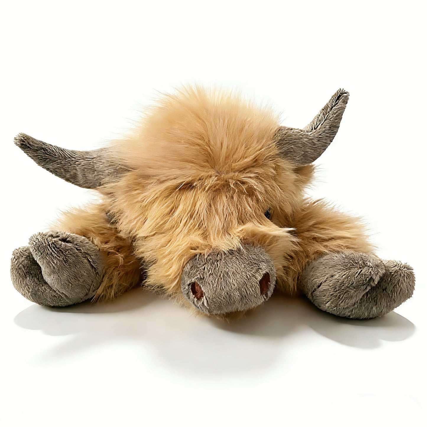 uoozii 20in Highland Cow Weighted Plush with Heating Pad – 4 lb