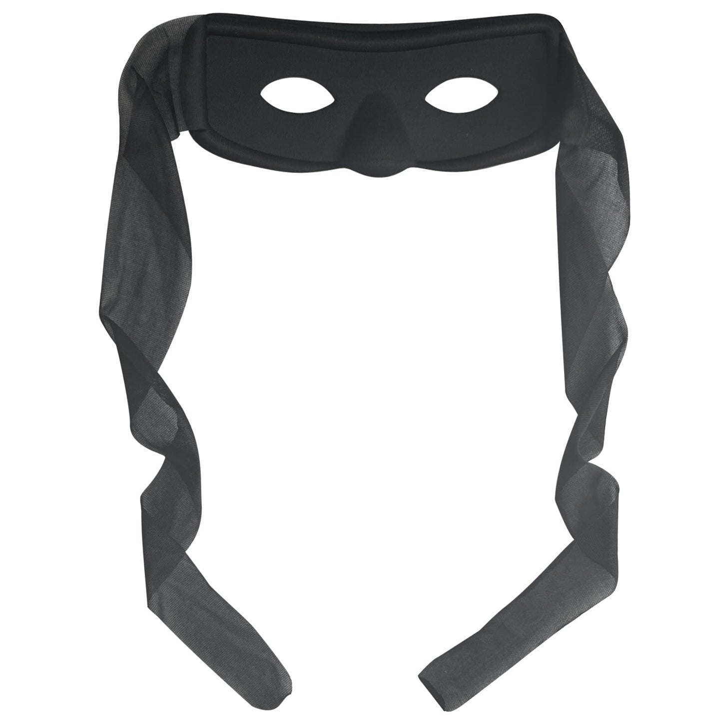UOUYOO Bandit Mask - Black Eye Mask for Thief Costume | Halloween Prop