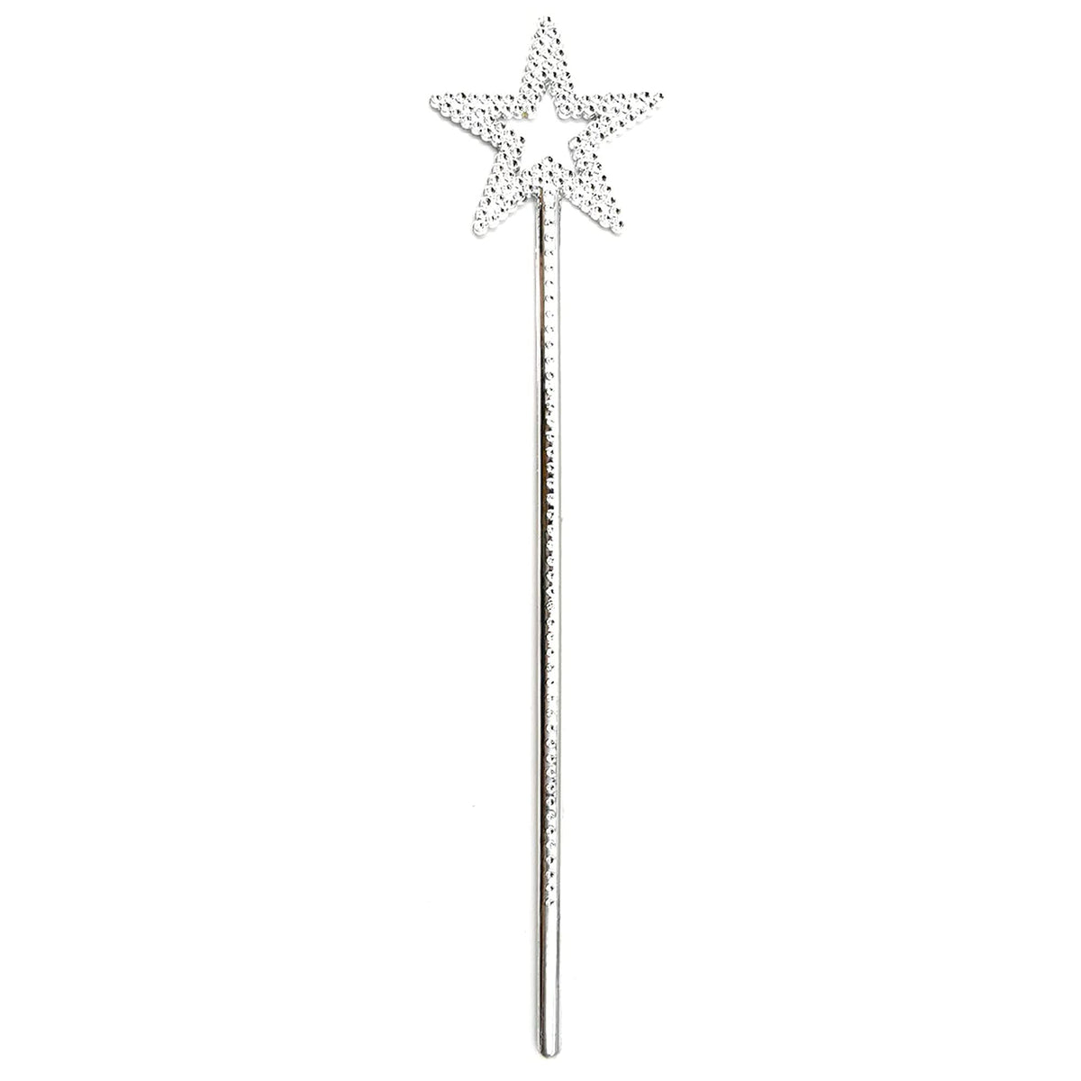 UOUYOO Silver 13-Inch Star Wand | Princess & Fairy Costume Prop
