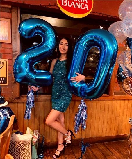 Upgesy Giant Navy Blue 40-Inch 10-Number Balloon – Birthday Party Decor