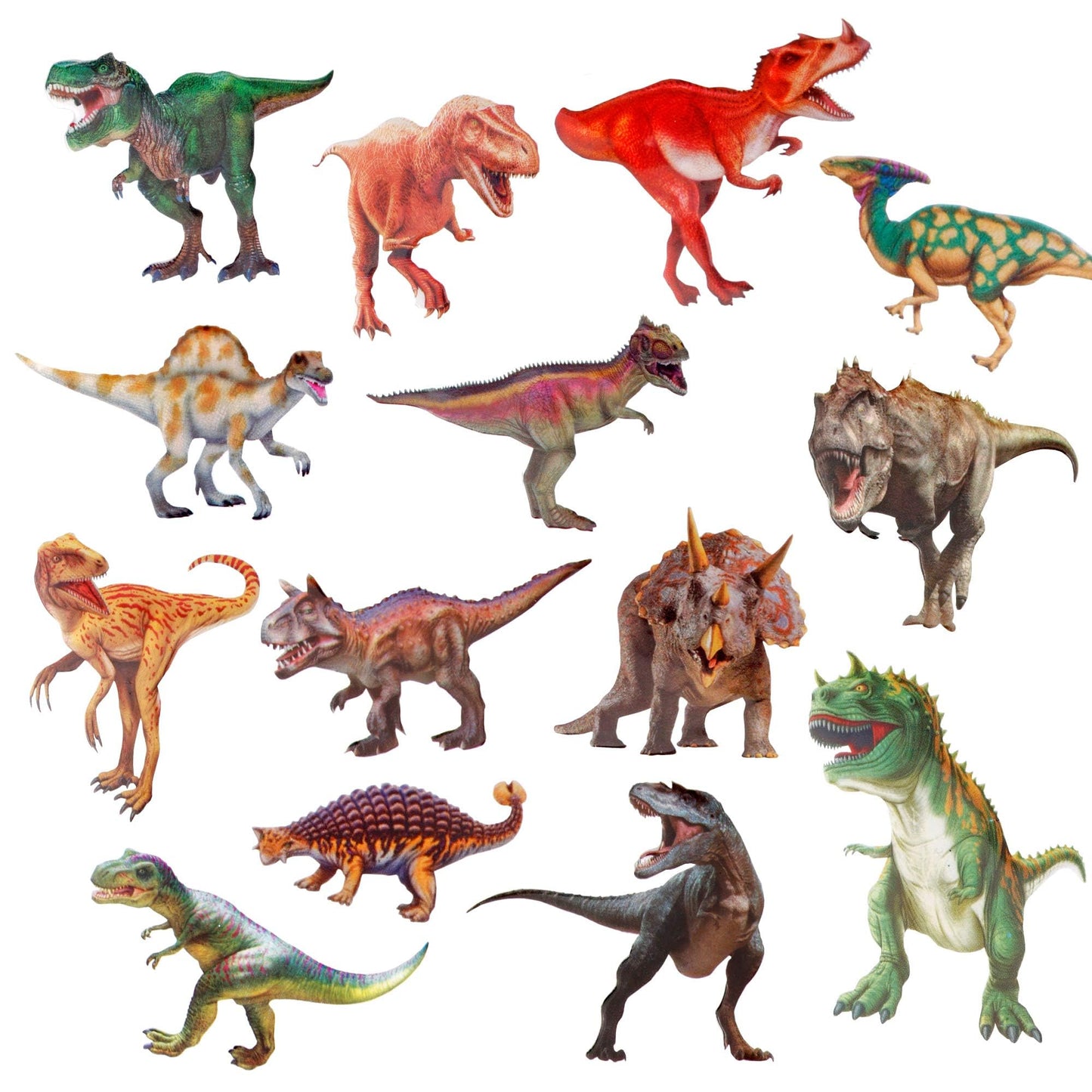 UPINS Dinosaur Stickers for Kids – 14 Sheets, 200+ 3D Puffy Stickers