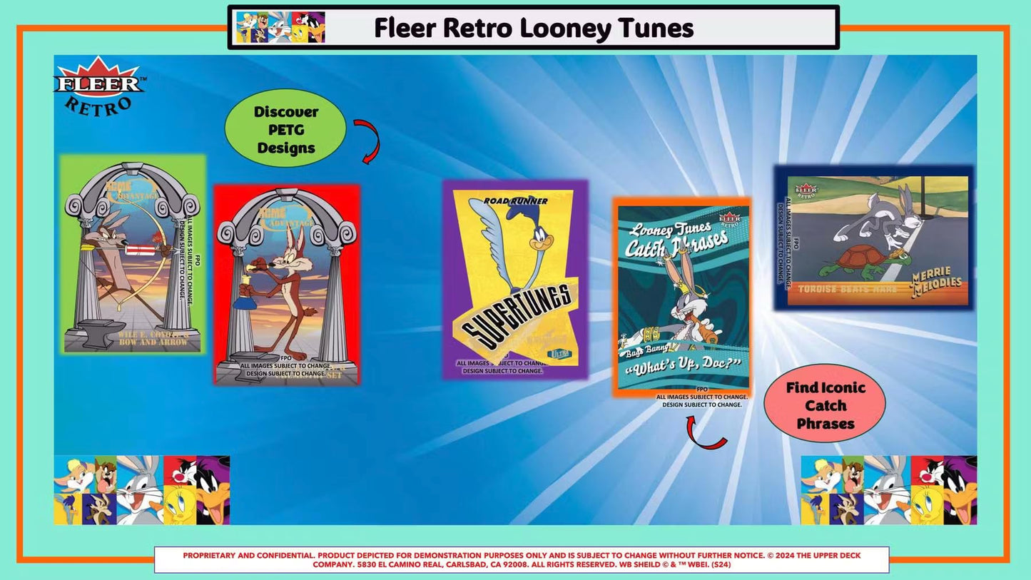 Upper Deck Fleer Retro Looney Tunes 5-Pack Blaster Box (2024)