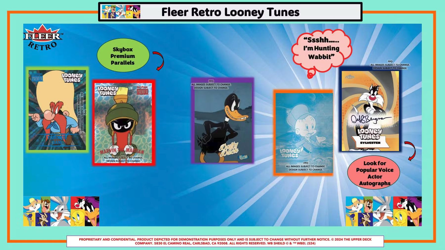 Upper Deck Fleer Retro Looney Tunes 5-Pack Blaster Box (2024)
