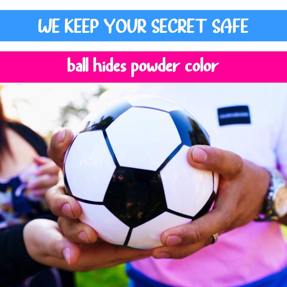 Gender Reveal Soccer Ball with Pink and Blue Powder | UP Shop
