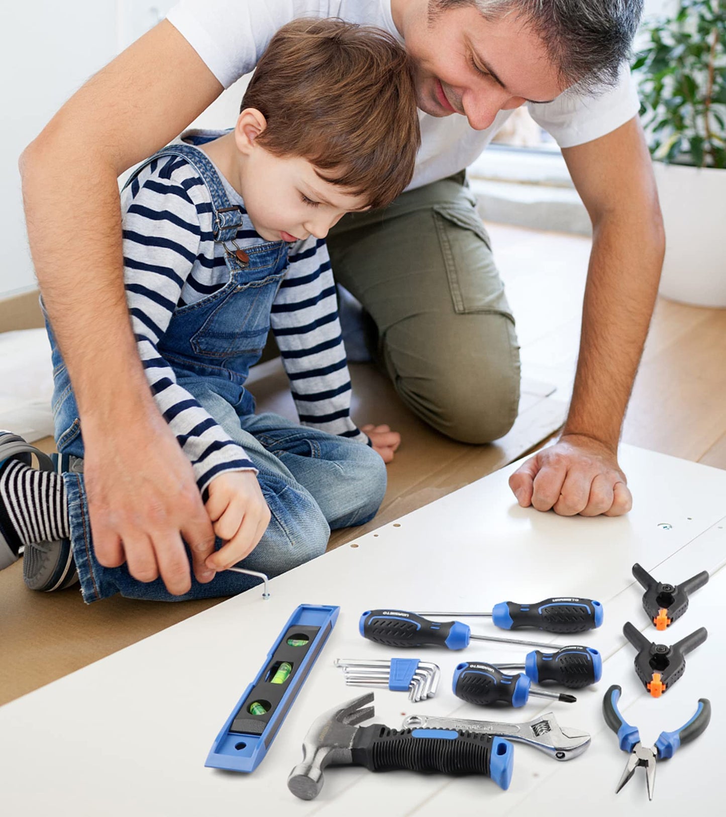 URASISTO 18-Piece Kids Tool Set | Real Hand Tools for DIY Learning | Ages 8+
