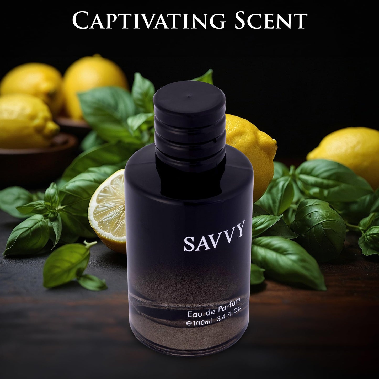 URBAN COLLECTION Savvy for Men Eau de Parfum – Bergamot, Pepper & Vanilla, 100 ml