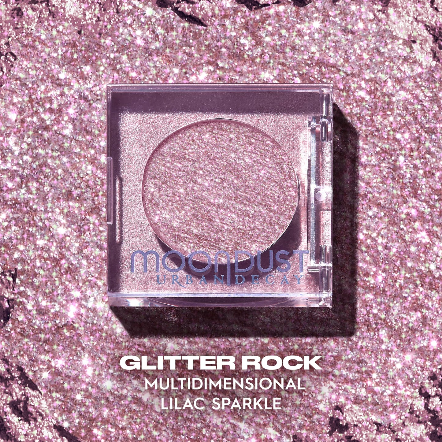 Urban Decay 24/7 Moondust Glitter Eyeshadow Single – Lilac Purple Sparkle, 16-Hour Wear