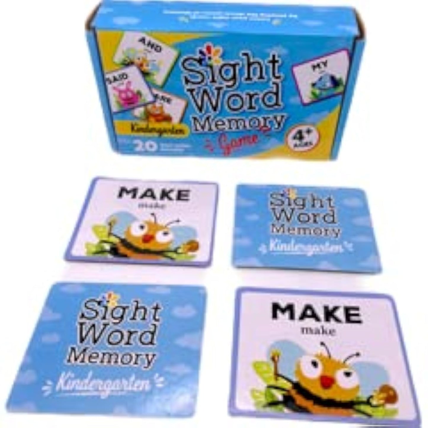Urban Supply Co Sight Word Memory Game – Early Reading for Pre-K to 2nd Grade