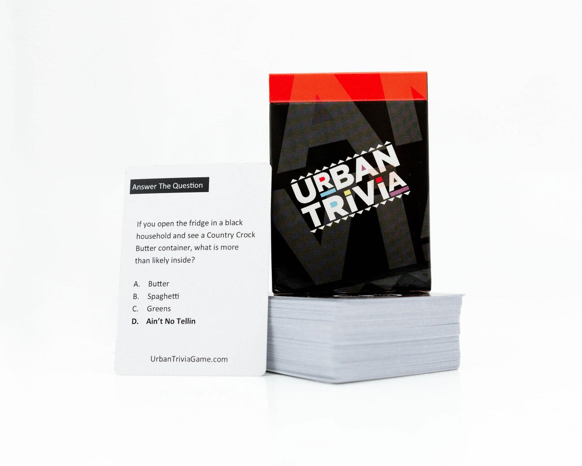 Urban Trivia Game: Black Card Game for The Culture | Culture Trivia for Nights & Gatherings