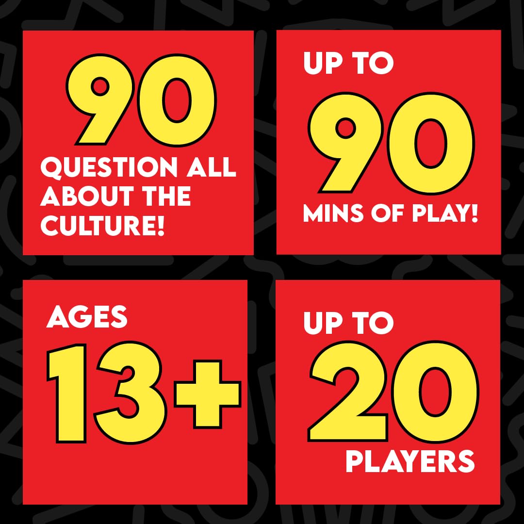 Urban Trivia Game: Black Card Game for The Culture | Culture Trivia for Nights & Gatherings