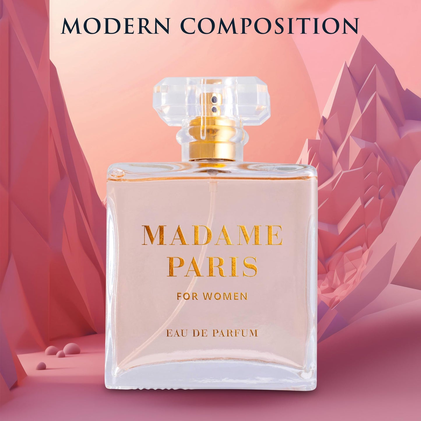 Madame Paris for Women Eau de Parfum – URBAN COLLECTION, 3.4 oz | Jasmine & May Rose