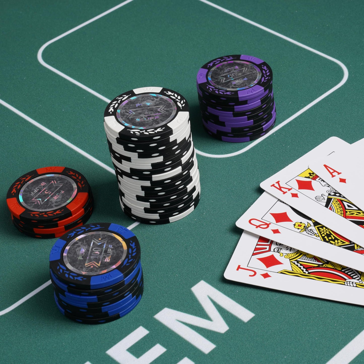 Urze Poker Table Top 70x35 Foldable — Waterproof, Non-Slip, Portable Card Mat
