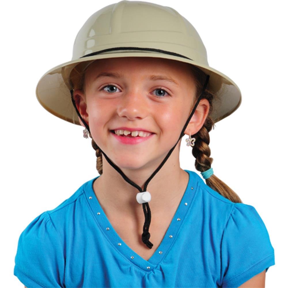 U. S. Toy Children's Hard Plastic Safari Pith Helmet | Durable Dress-Up Accessory