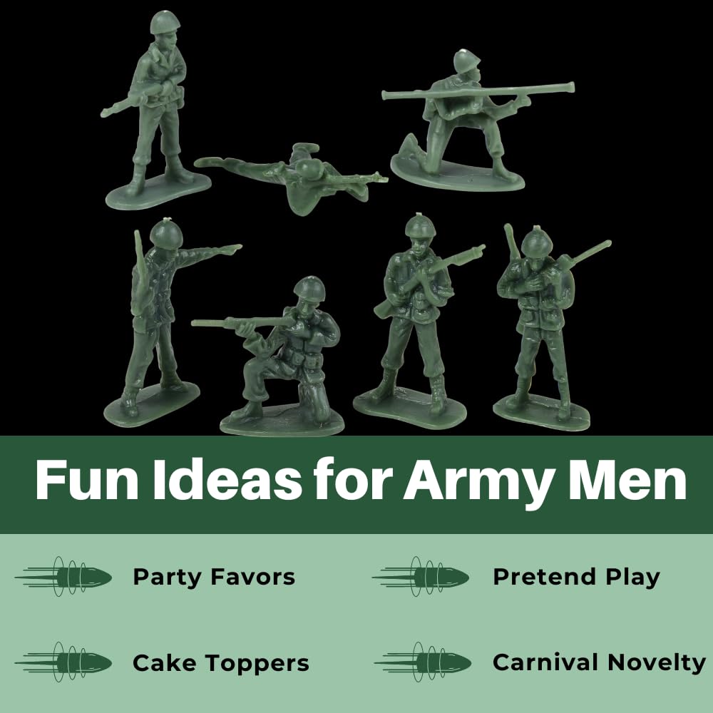U. S. Toy Deluxe Bag of Classic Green Army Soldiers – 36 Pc (USTVL47)