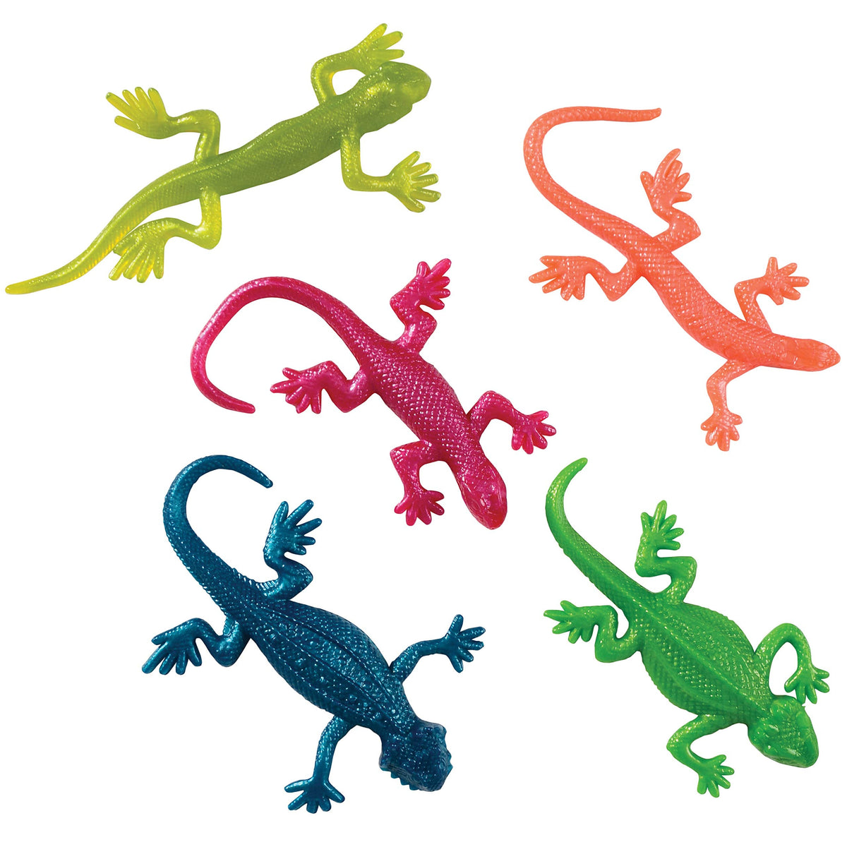 Stretchy Lizard Toys - 12 Assorted Colors | U. S. Toy