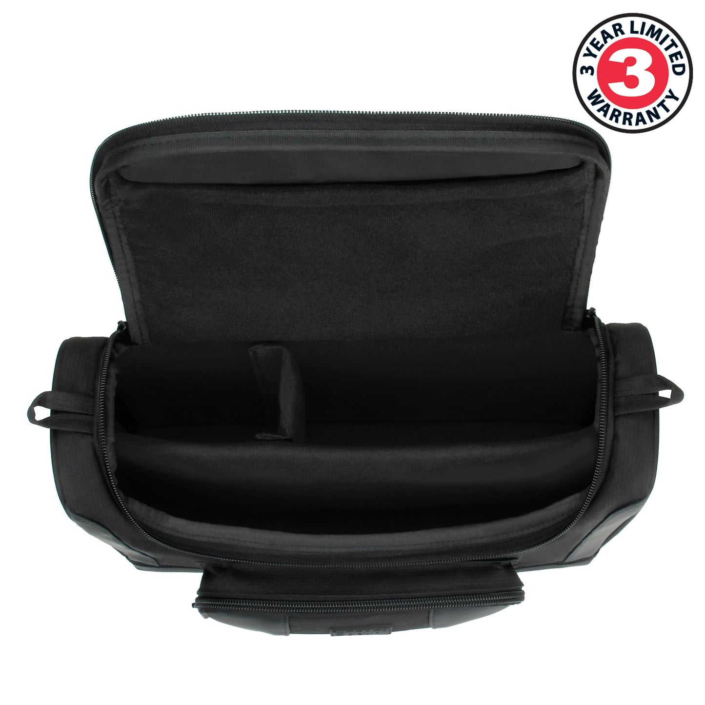 USA Gear Compact Travel Bag for D&D Accessories | Small DnD Bag with Dividers & Shoulder Strap – Black