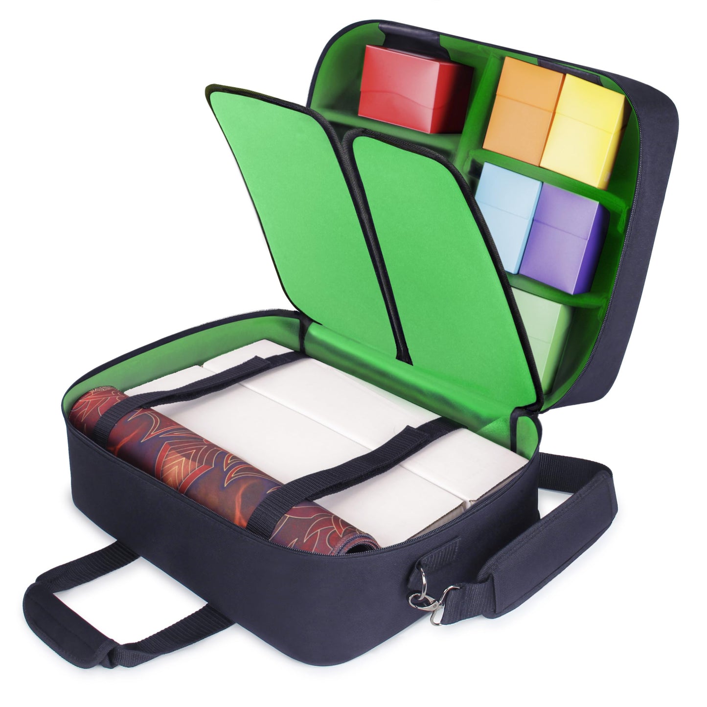 USA Gear XL Trading MTG Deck Box Bag – Large Weather-Resistant Case for Sleeved Cards