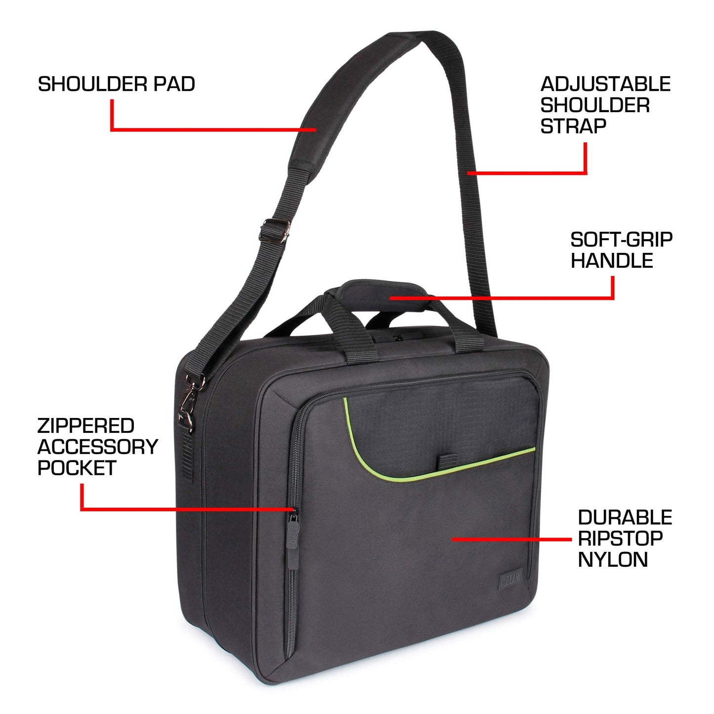 USA Gear XL Trading MTG Deck Box Bag – Large Weather-Resistant Case for Sleeved Cards