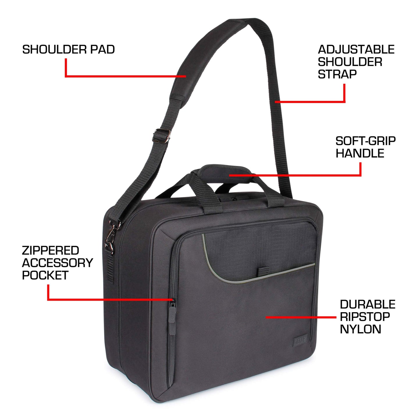 USA Gear XL MTG Deck Box Travel Case – Large, Weather-Resistant with Custom Interior & Padded Protection