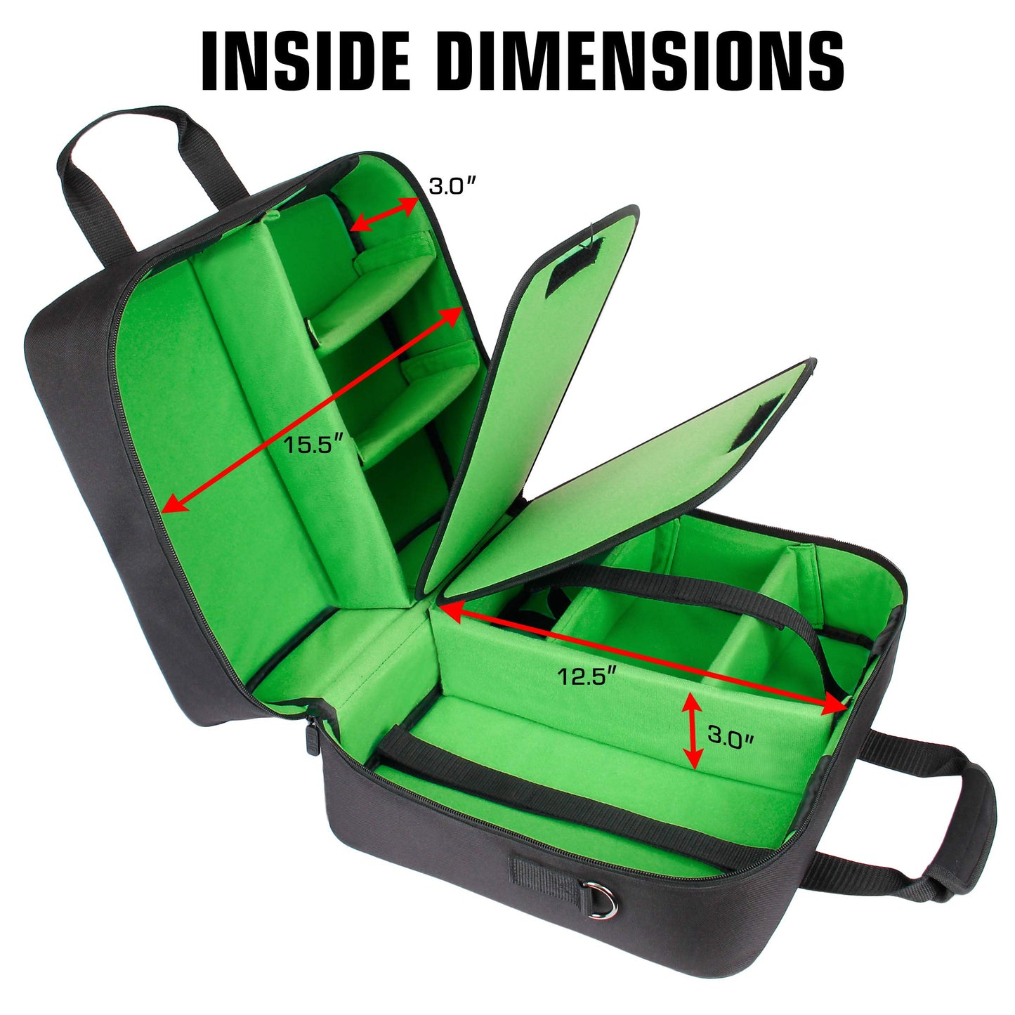 USA Gear XL Trading MTG Deck Box Bag – Large Weather-Resistant Case for Sleeved Cards