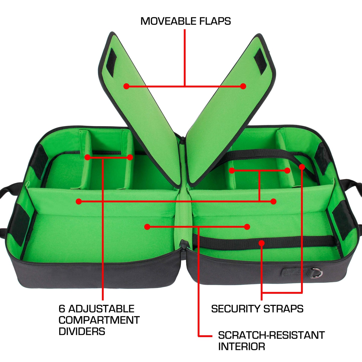 USA Gear XL Trading MTG Deck Box Bag – Large Weather-Resistant Case for Sleeved Cards