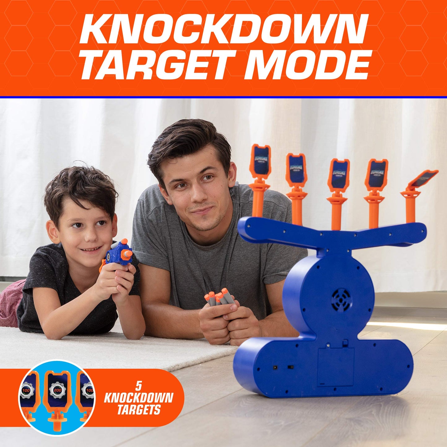 USA Toyz AstroShot Zero GS Shooting Game Set – Nerf-Compatible Floating Ball Targets