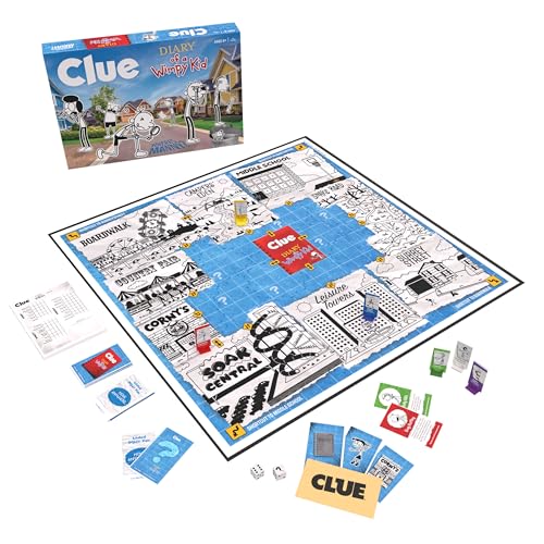 USAOPOLY CLUE: Diary of a Wimpy Kid – Official Collectible Clue Game