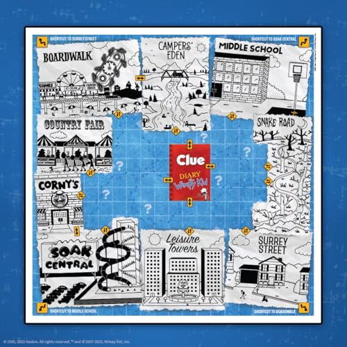 USAOPOLY CLUE: Diary of a Wimpy Kid – Official Collectible Clue Game