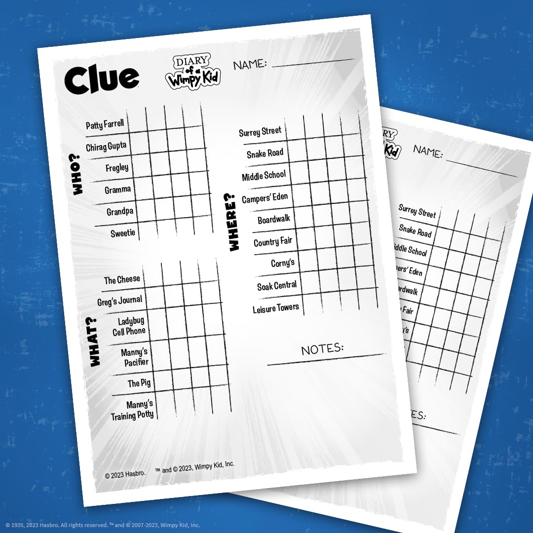 USAOPOLY CLUE: Diary of a Wimpy Kid – Official Collectible Clue Game