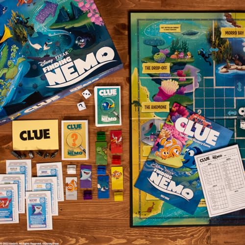 CLUE: Finding Nemo | USAOPOLY Officially-Licensed Family Mystery Game