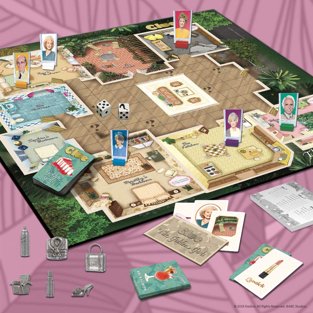 USAOPOLY Clue The Golden Girls Board Game | Officially Licensed Golden Girls Mystery