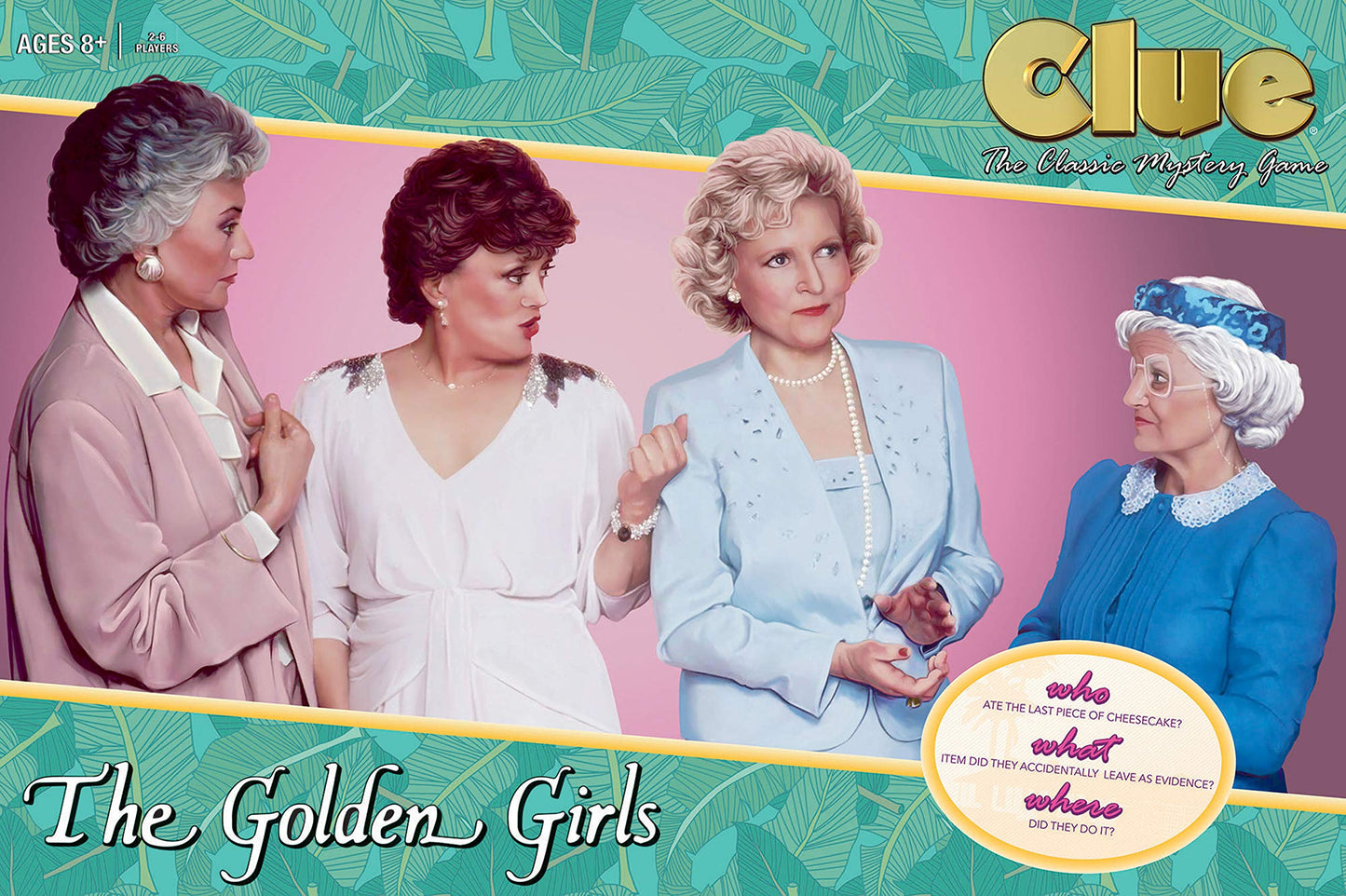 USAOPOLY Clue The Golden Girls Board Game | Officially Licensed Golden Girls Mystery