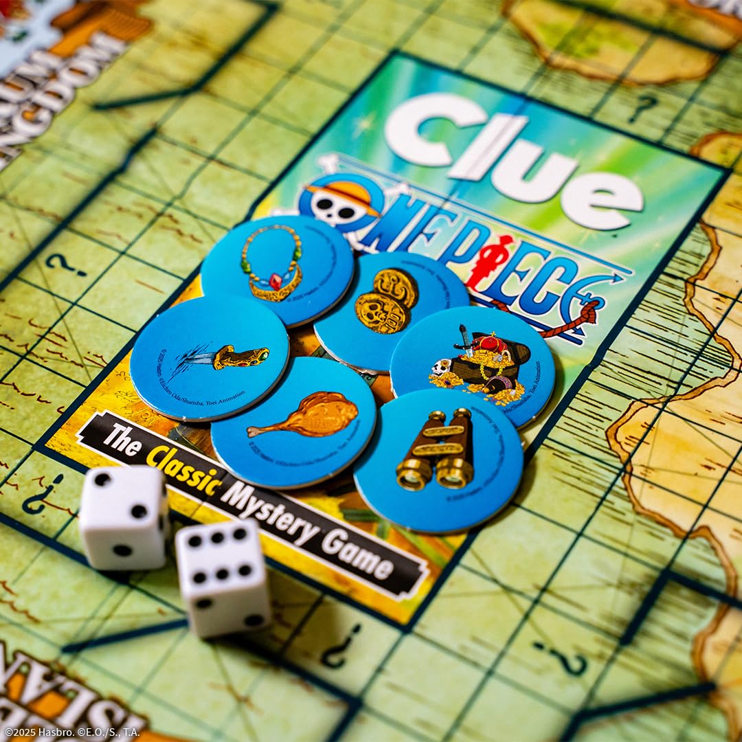 USAOPOLY Clue: One Piece Board Game – Find Hidden Treasure with Luffy & the Straw Hat Crew