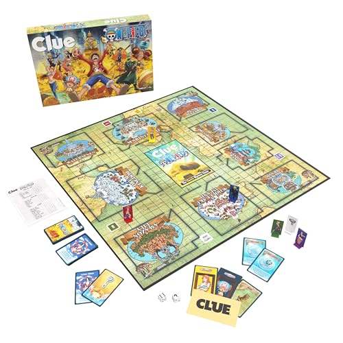 USAOPOLY Clue: One Piece Board Game – Find Hidden Treasure with Luffy & the Straw Hat Crew
