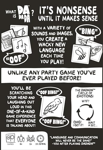 USAOPOLY Dadada - The Nonsensical Party Game Turning Gibberish Into Hilarity