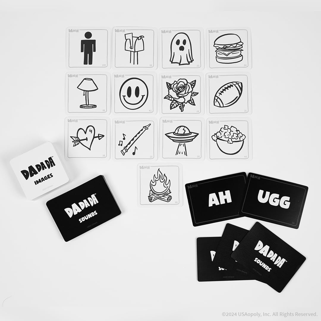 USAOPOLY Dadada - The Nonsensical Party Game Turning Gibberish Into Hilarity