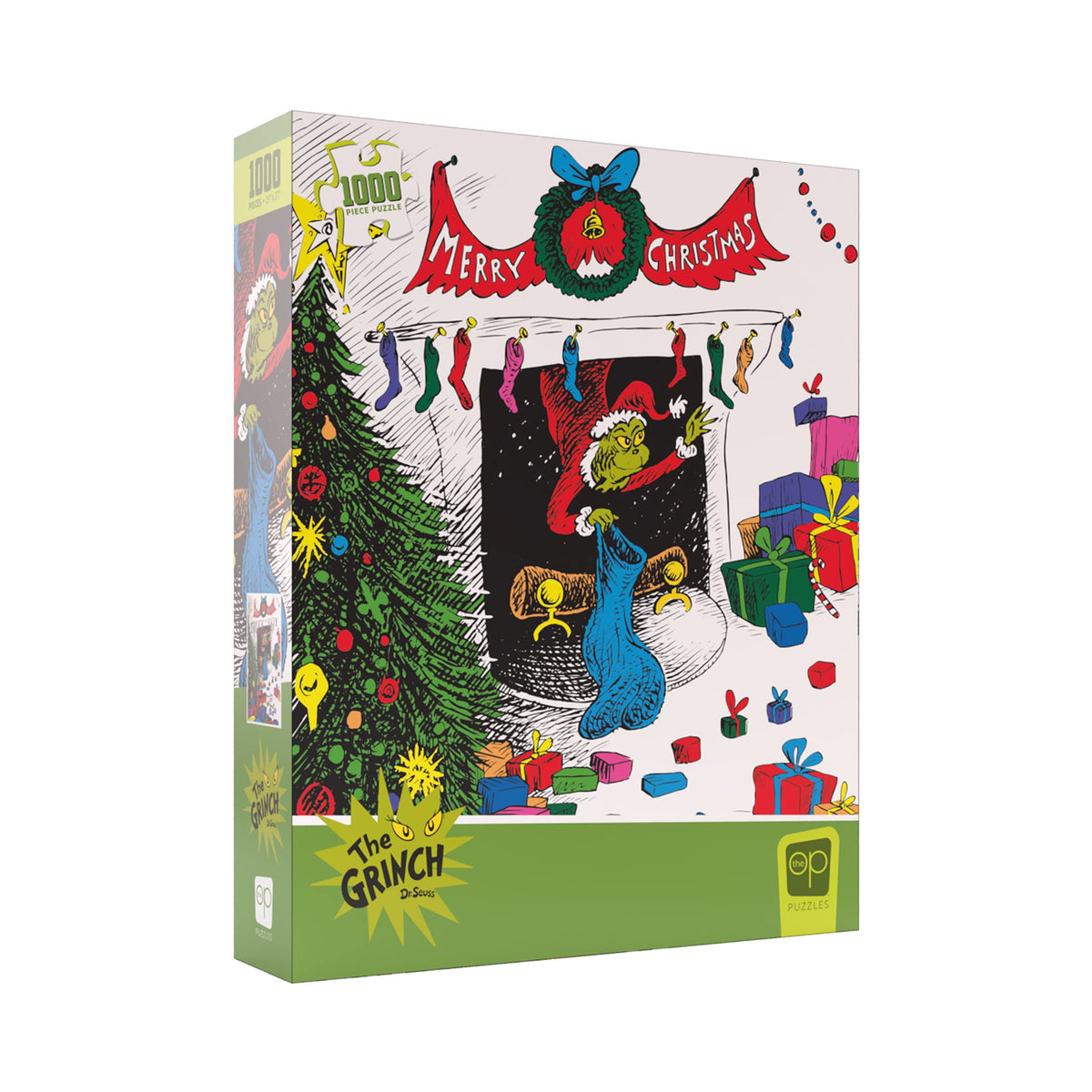 Dr. Seuss Merry Grinchmas 1000-Piece Puzzle | USAOPOLY Officially Licensed