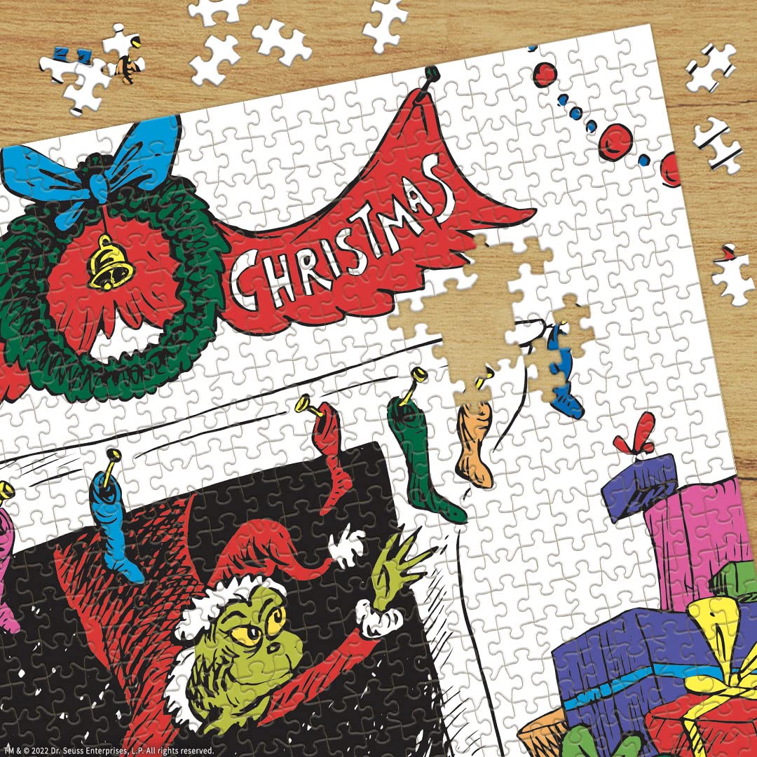 Dr. Seuss Merry Grinchmas 1000-Piece Puzzle | USAOPOLY Officially Licensed