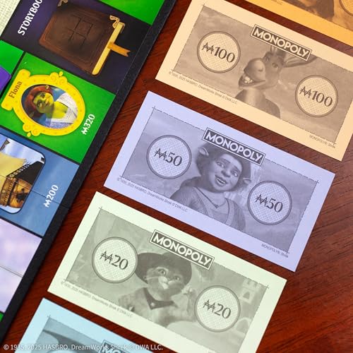 MONOPOLY: Shrek Edition Board Game – Buy, Sell & Trade with Shrek & Friends | USAOPOLY