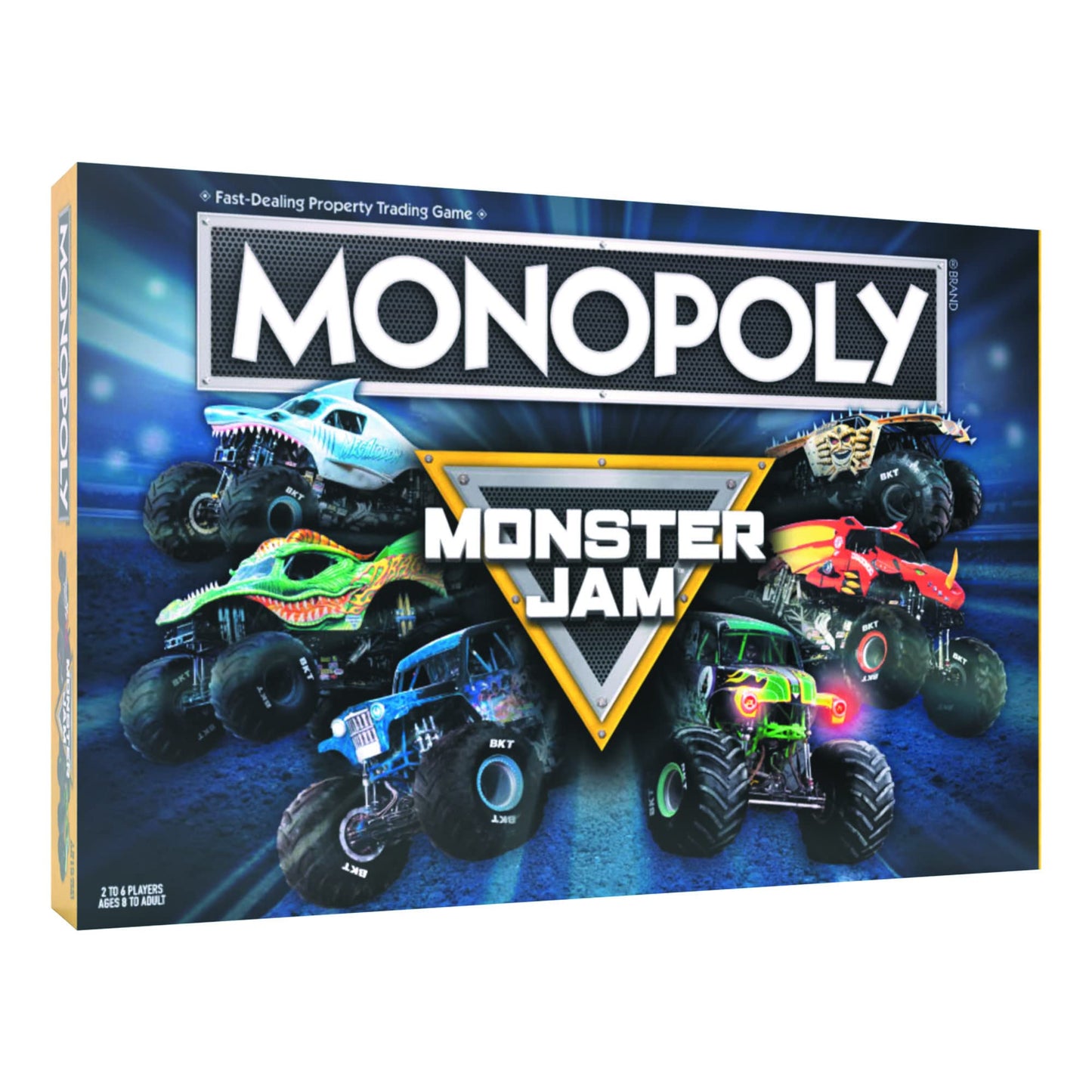 USAOPOLY Monopoly: Monster Jam – Collectible Trucks Including Grave Digger, El Toro Loco