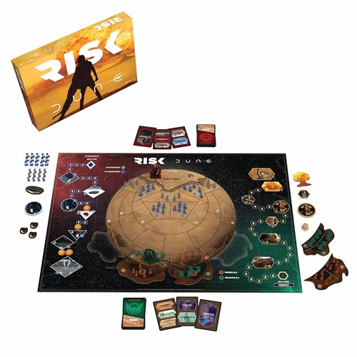 USAOPOLY Risk: Dune Strategy Board Game – 2–4 Players, 60+ Minutes