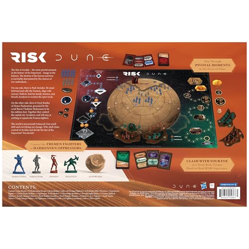 USAOPOLY Risk: Dune Strategy Board Game – 2–4 Players, 60+ Minutes