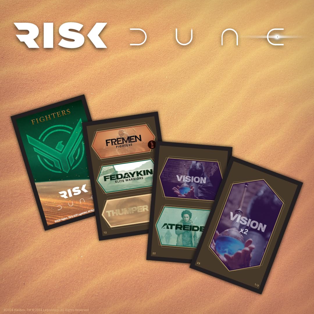 USAOPOLY Risk: Dune Strategy Board Game – 2–4 Players, 60+ Minutes